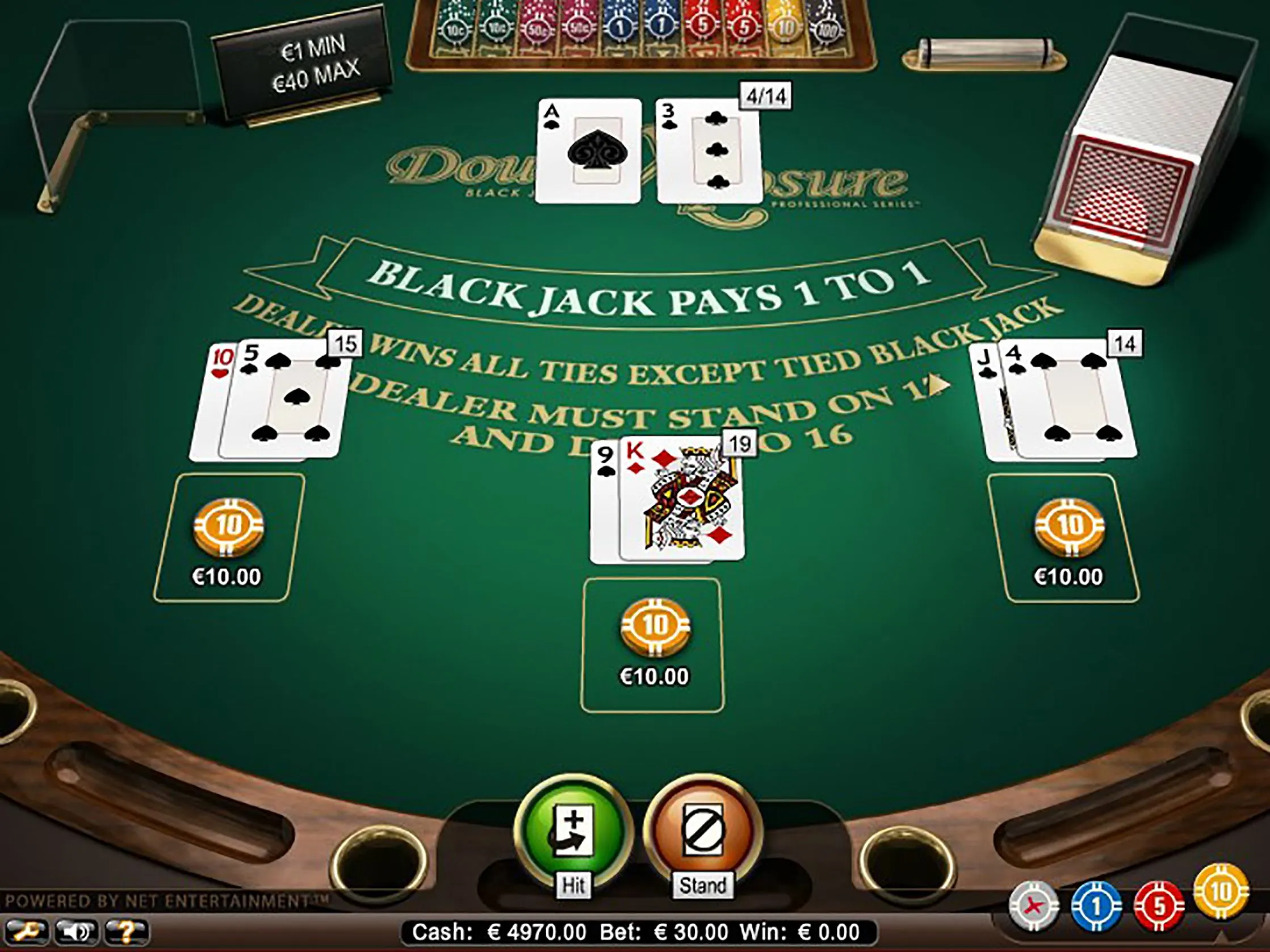Еxposure blackjack