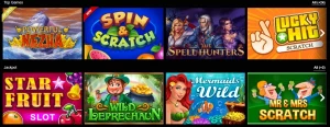 GratoWin Casino hry