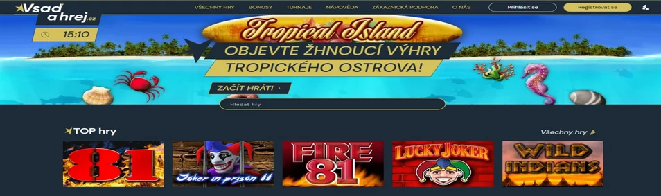 Vsad A Hrej casino