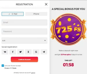 bonus strike casino mobile